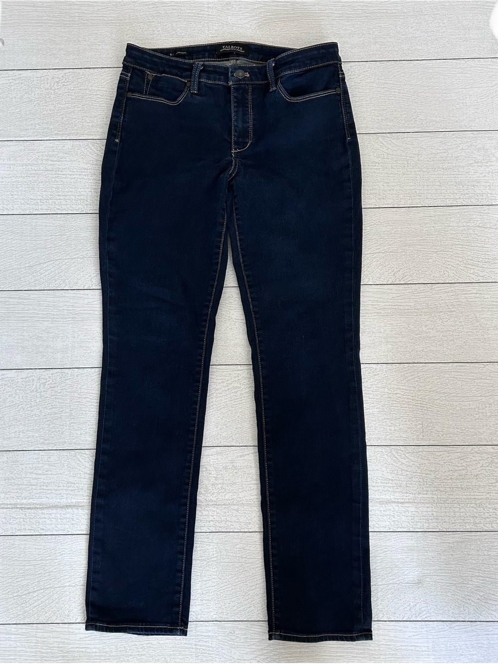 Talbots Dark Navy Straight Jeans